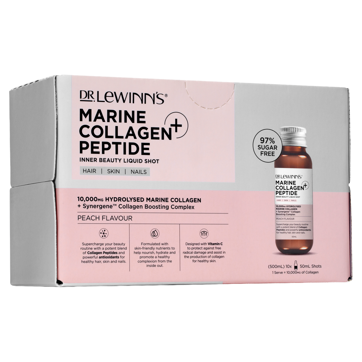 Marine Collagen Peptide+ Inner Beauty Liquid Shot Peach