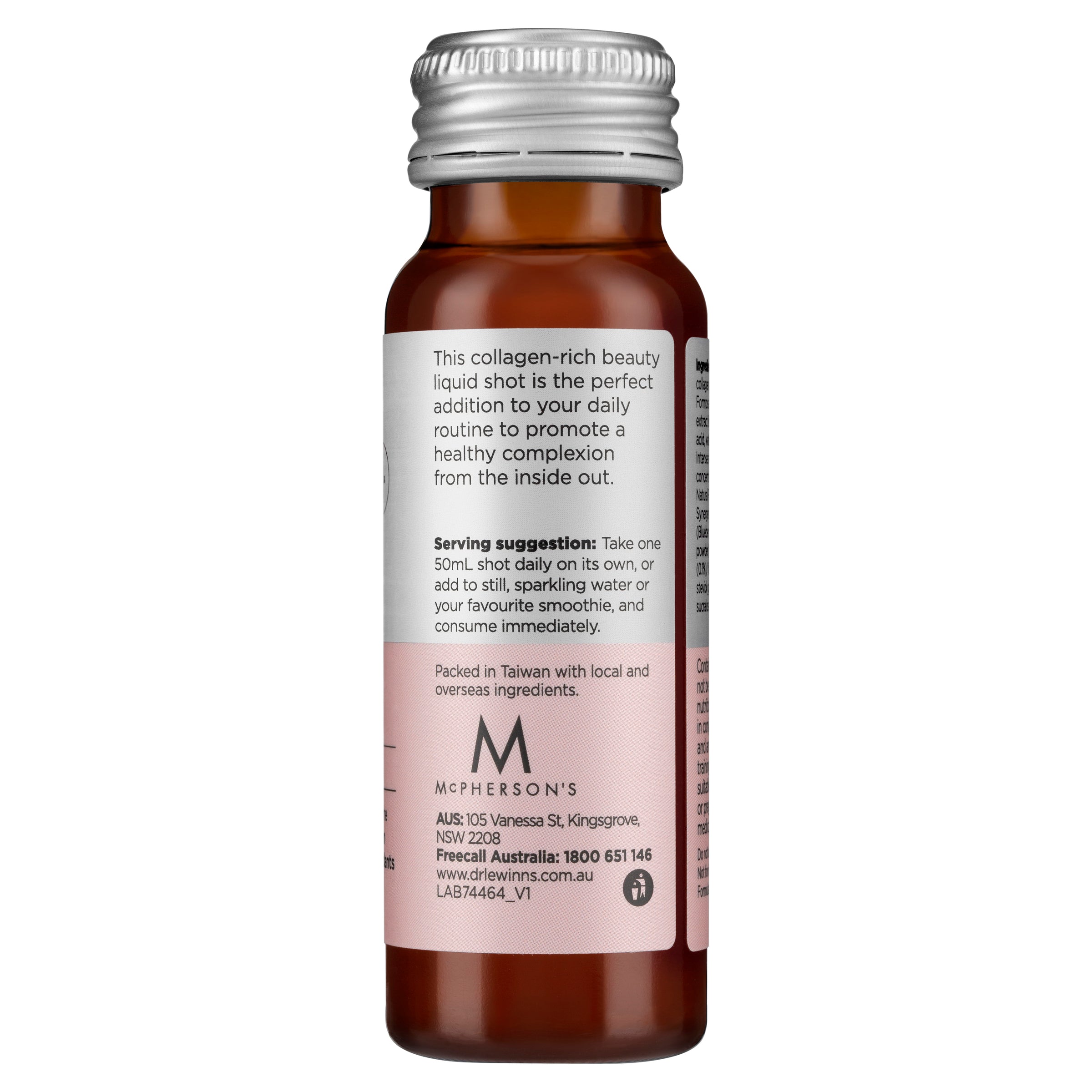 Marine Collagen Peptide+ Inner Beauty Liquid Shot Peach