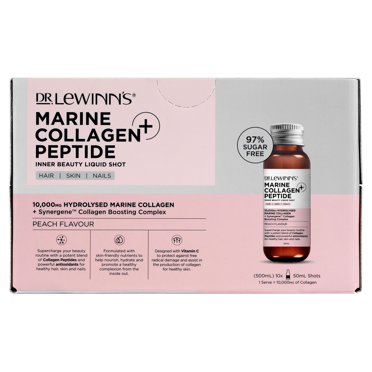 Marine Collagen Peptide+ Inner Beauty Liquid Shot Peach