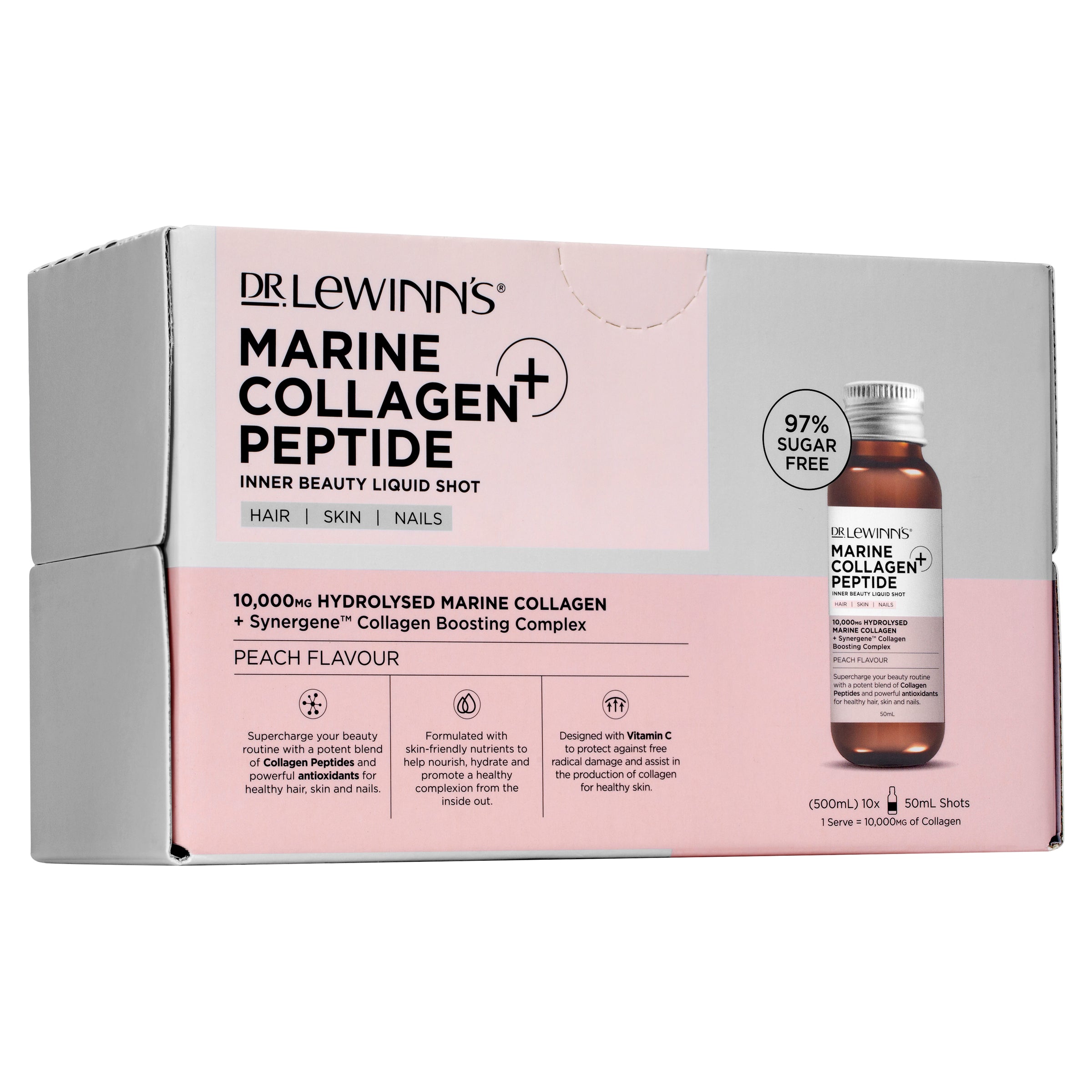 Marine Collagen Peptide+ Inner Beauty Liquid Shot Peach