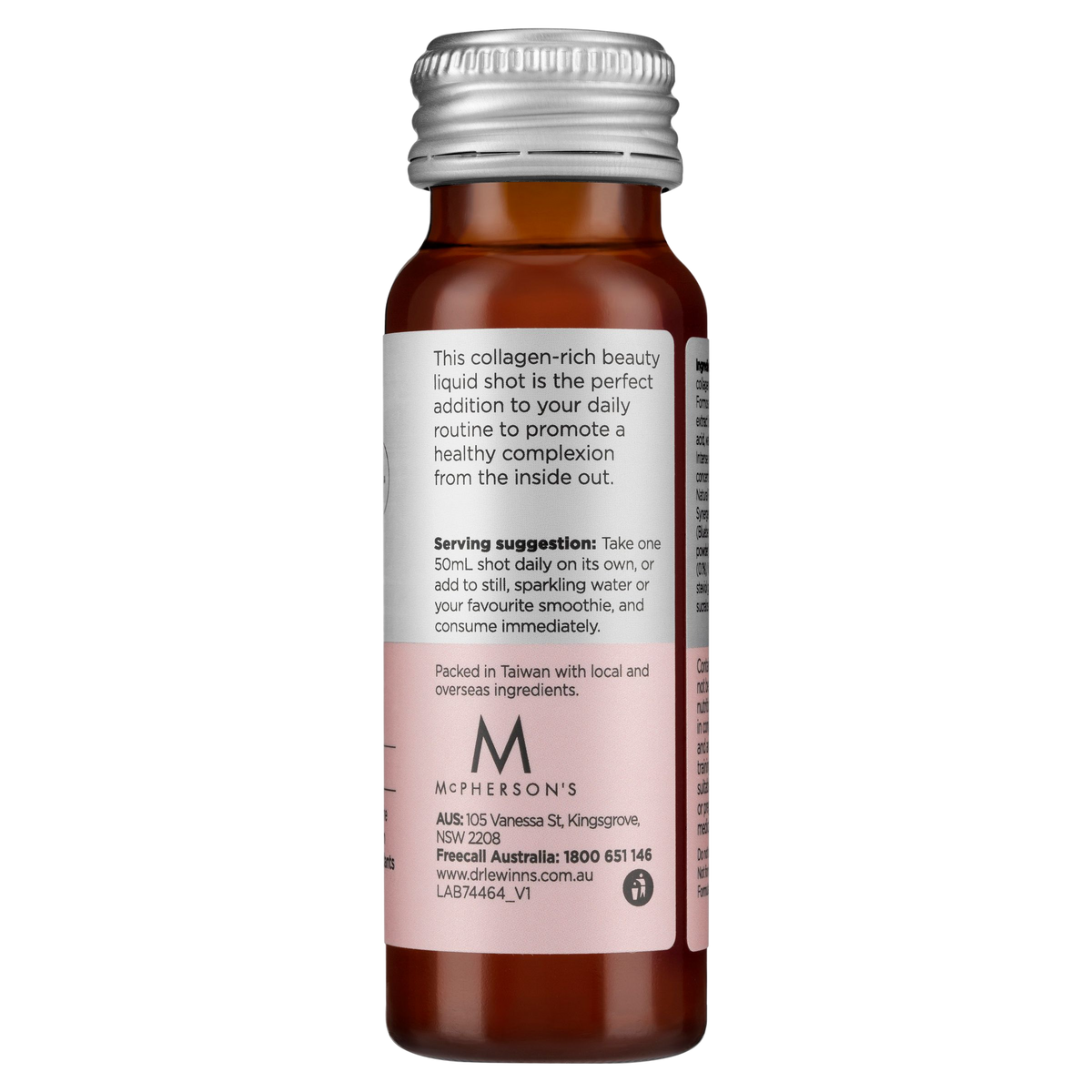 Marine Collagen Peptide+ Inner Beauty Liquid Shot Peach
