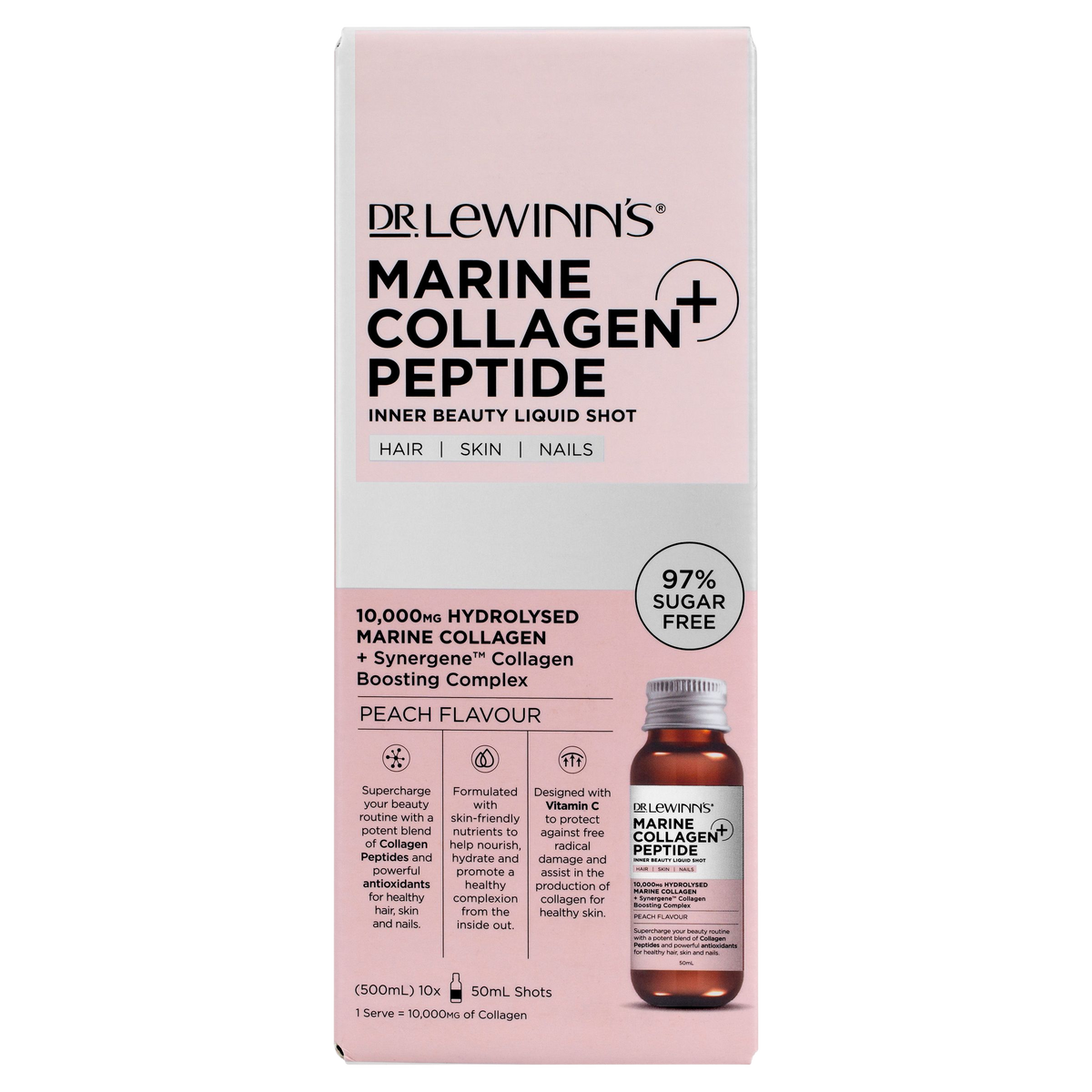 Marine Collagen Peptide+ Inner Beauty Liquid Shot Peach