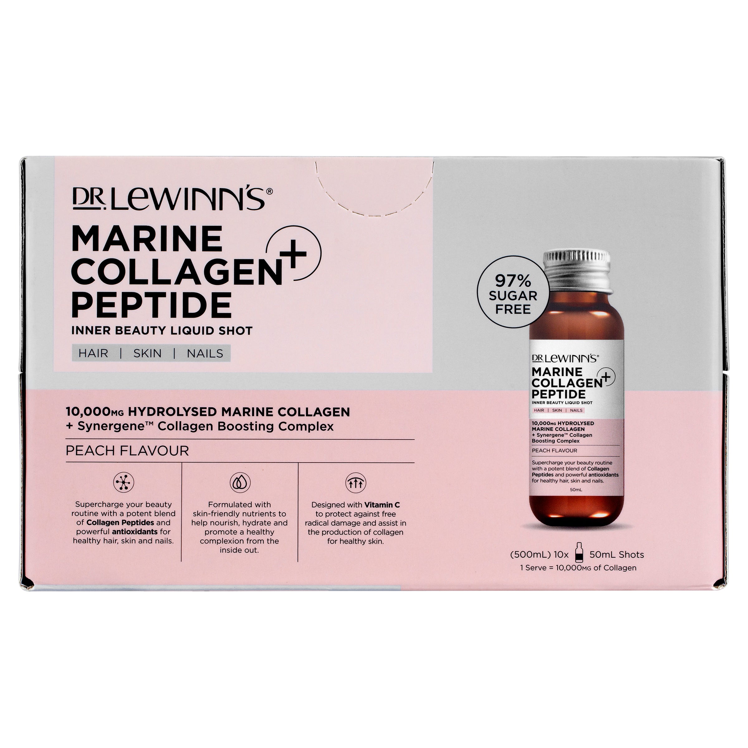 Marine Collagen Peptide+ Inner Beauty Liquid Shot Peach