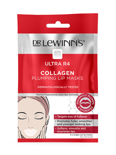 Ultra R4 Collagen Plumping Lip Mask 3 pack