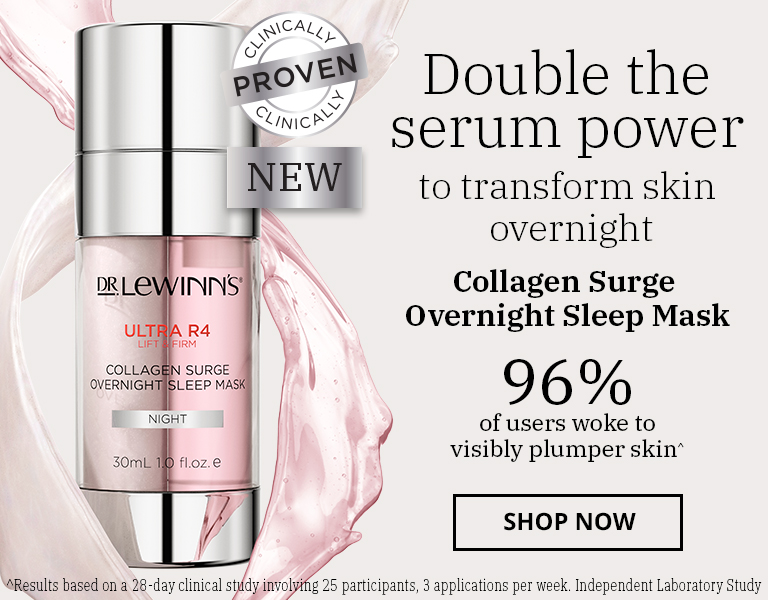 Plump, smooth, brighten and help repair skin while you sleep - Shop Now