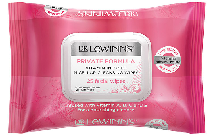 Vitamin infused micellar cleansing wipes